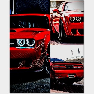 Dodge Demon Posters and Art